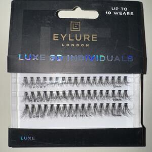 Eylure London 3D Luxe Individuals False Eyelashes 10 Applications NIB